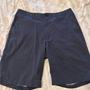 Ben Hogan Dark Blue Geometric Golf Men's Shorts